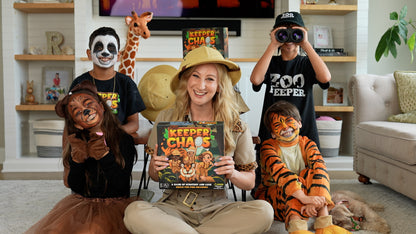 Keeper Chaos - A Zoo-Themed Adventure & Strategy Board Game for Kids, Adults, & Family Game Night, Zoo Gift for Pre-Readers & Kids Ages 5+, Fun Family Board Games for 2-5 Players