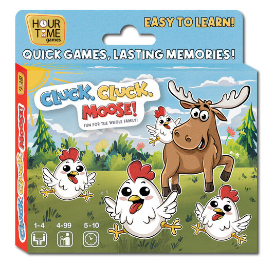 Cluck Cluck Moose – Hilarious Animal-Themed Card Game for a Fun Family Game Night, Easter Games for Family Reunion Gift Ideas, & Easter Basket Party Stuffers for Ages 4+