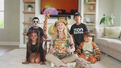 Keeper Chaos - A Zoo-Themed Adventure & Strategy Board Game for Kids, Adults, & Family Game Night, Zoo Gift for Pre-Readers & Kids Ages 5+, Fun Family Board Games for 2-5 Players